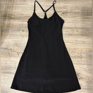 Outdoor Voices Black Backless Dress